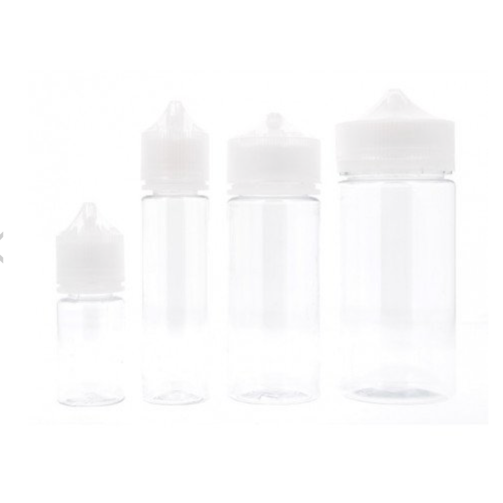 FIOLES VIDES CHUBBY - 30ml, 60ml, 120ml & 200ml - Transparantes